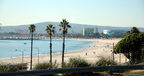 Long Beach Beach in Los Angeles County
