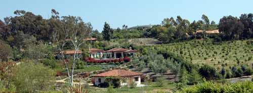 Rancho Santa Fe in San Diego County