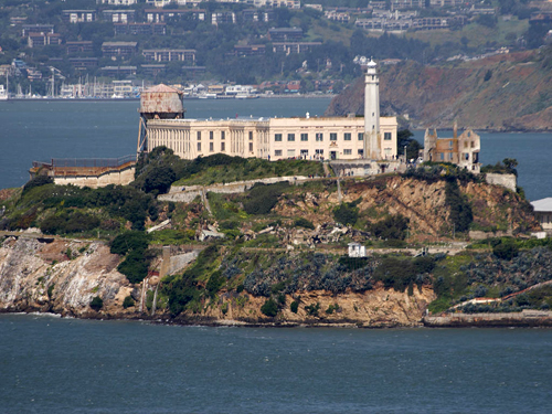 Alcatraz Island in San Fracisco Bay