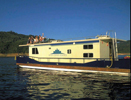 Houseboat on California's Lake Shasta